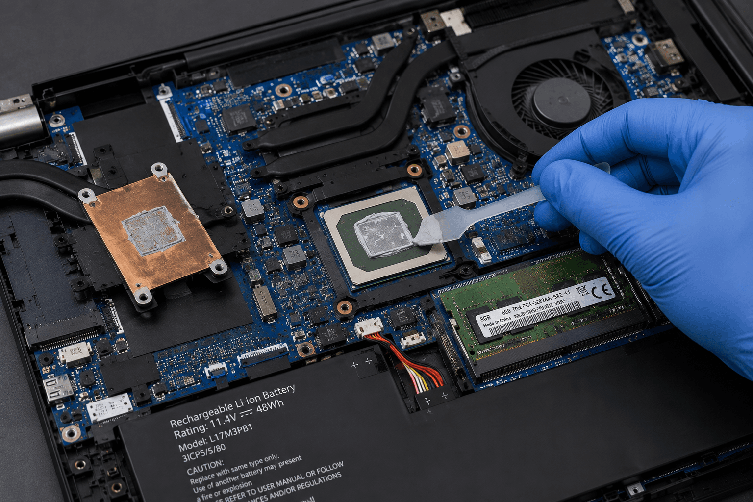 Laptop overheating and thermal paste service in Jaipur by B L Enterprises